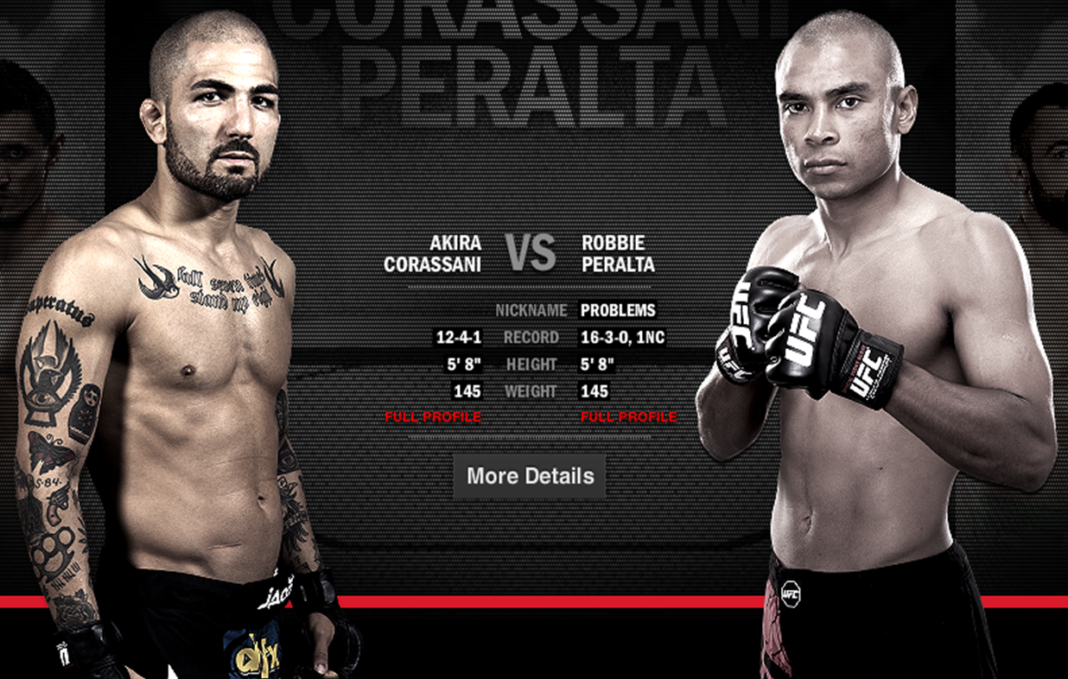 UFC Sweden II Previews Akira Corassani vs Robbie Peralta