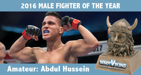 2016 Male Amateur Of The Year Abdul Hussein