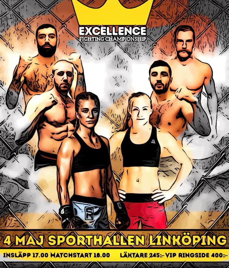 Excellence Fighting Championship 1 Nordic Mma Everyday At Mma Viking