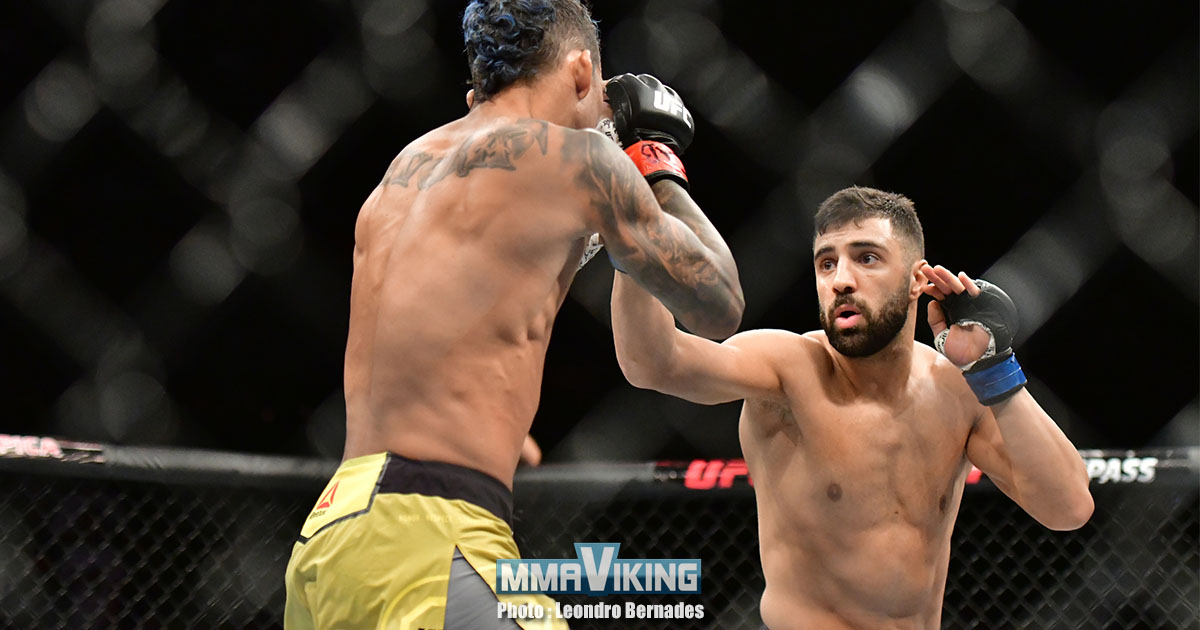 Photos : David Teymur Versus Charles Oliveira at UFC Brazil